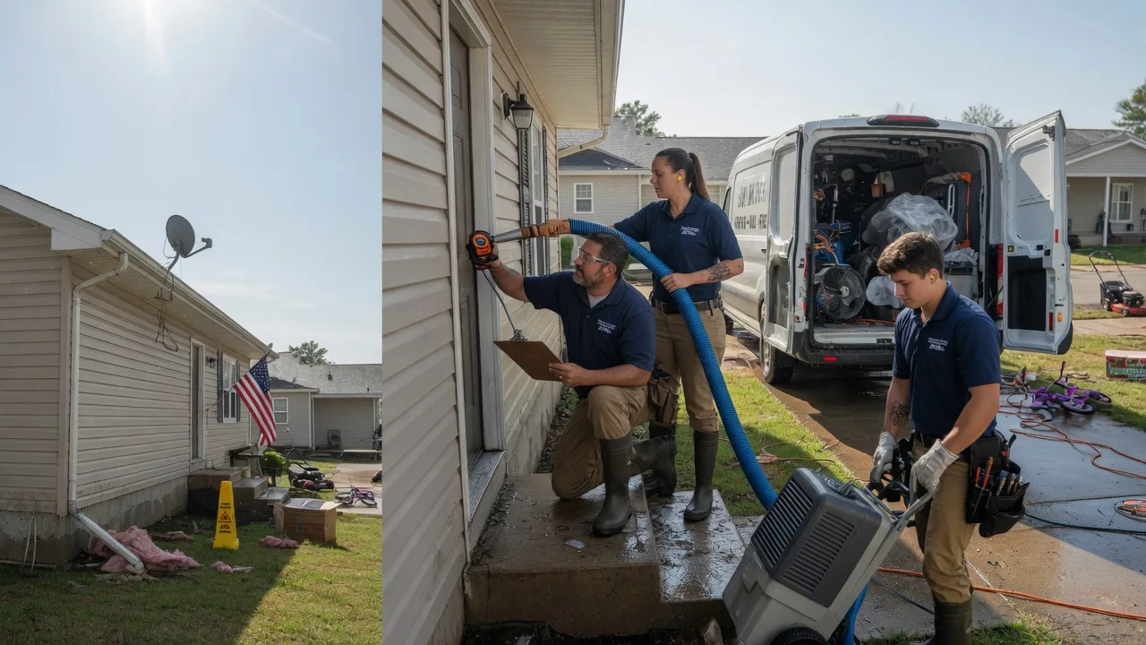 Ceiling Water Damage Restoration in Eastport, ID near me